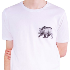 Wandering Bear White T-shirt